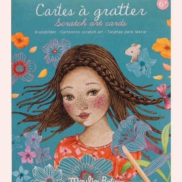 NWT! Scratch Art Cards by Moulin Roty - Picture 1 of 6